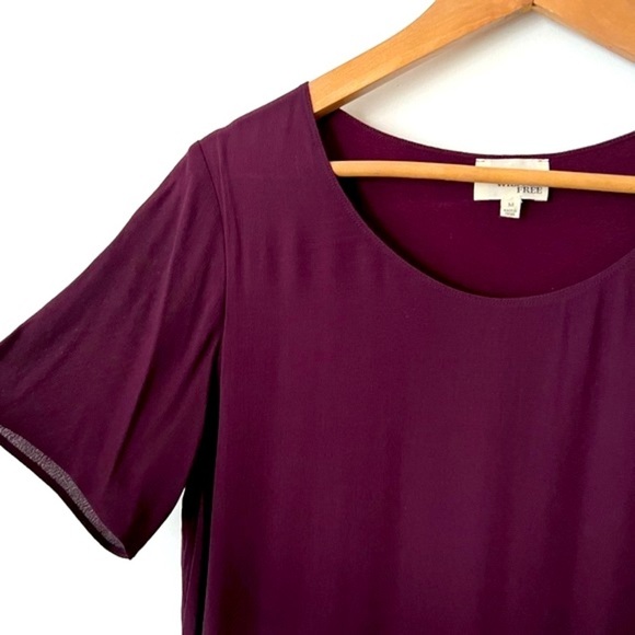 Aritzia Wilfred Women’s Free  Purple Teigen T-Shirt Shift Midi Dress Medium - Picture 6 of 11
